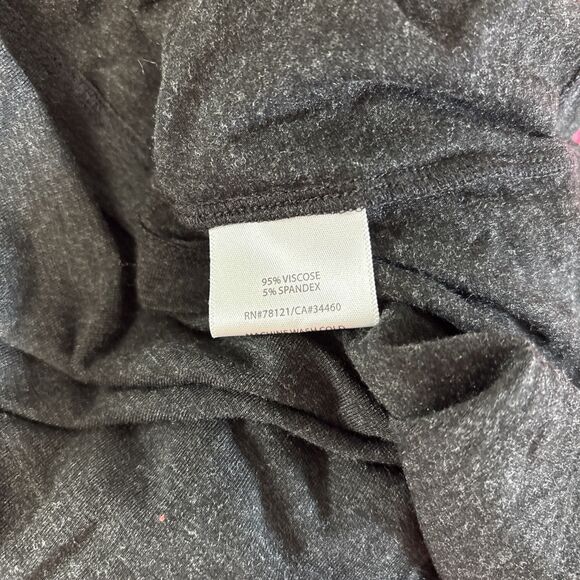 EILEEN FISHER Dress Large Viscose Stretch Jersey Tunic Tank Sleeveless Gray - Picture 5 of 5